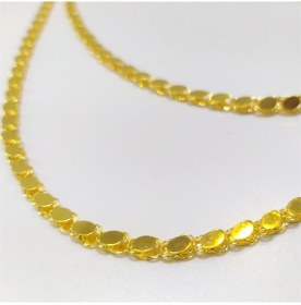 Resim 45Cm Pulu Arpa Zincir 14 Ayar Altın 