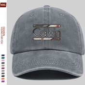 Resim 1 adet "Calvin" Baskılı Şehir Baba Şapkası | Retro Beyzbol Şapkası, İşe Giderken ve Açık Hava Aktiviteleri İçin - Nefes Alabilen Ayarlanabilir Güneş Şapkası, Çiftler/Boho Şık/Onlar ve Onlar İçin Trendi Hediye, Yürüyüş/Balıkçılık/Düğün Sezonu İçin Mükemmel!, Doğum Günü Şapkası 