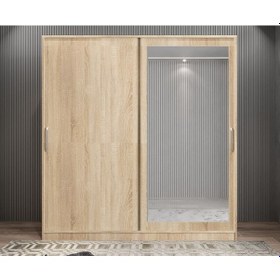 Resim Alba Sürgülü Portmanto Ayakkabılık 160 cm Meşe - Ücretsiz Montaj 