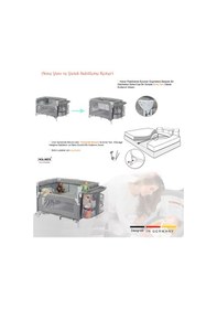Resim Holmer Coolstyle Oyun Parkı/Anne Yanı/Park Yatak Multi Pro + Yatak 