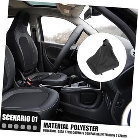 Resim Holibanna Vites başı toz kapağı Araba vites topuzu ı Vites topuzu aksesuar Araba vites topuzu değişimi Vites topuzu dış kaplama düğme vites kolu toz ceket e36 toz kaplamış 