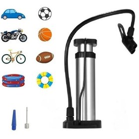 Resim Bisiklet Pompa Lastik Hava Şişirme Pompası Araba Motor Bisiklet T 