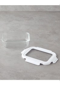 Resim English Home Maris Borosilikat Saklama Kabı 1000 Ml Beyaz Beyaz 