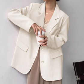 Resim Cassia Salaş Fit Blazer - Toz Pembe / M 