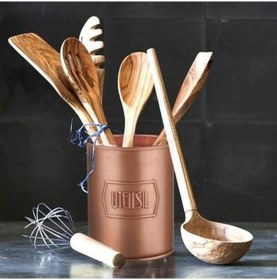 Resim The Mia Tezgah Üzeri Kaşıklık 13x11 Cm Bakır 