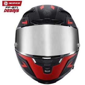 Resim Scoyco 871 Debrıs Full Face Ece Onaylı Vizörlü Motosiklet Kaskı 