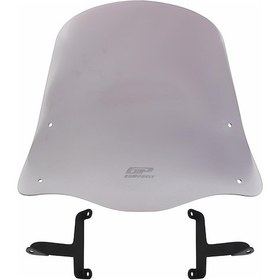 Resim GP Kompozit Scooter Universal 2020 Uyumlu Ön Cam Füme 42 cm 