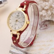 Resim 2xudc Kırmızı Moda 2023 Kadın Lüks Kuvars Izle Moda Takvim Su Geçirmez Kemer Izle Kadın Spor Eğlence Izle (Yurt Dışından) 