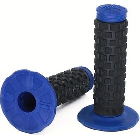 Resim Dream011 Mavi Truster Grips 22mm 24mm Ergonomik Off-road Motosiklet Gidon Tutacakları 