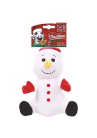 Resim Christmas Frosty Noel Kardan Adam Köpek Oyuncağı 24x19x13cm 
