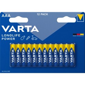 Resim Varta Hıgh Energy AAA Ince Pil Alkaline 12'li 