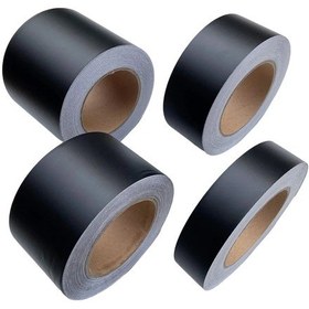 Resim Mat Siyah Vinil-5x500 Cm-siyah Mat Vinil Wrap Folyo Bant Rulo Mat Siyah Çizgili Pencere Trim Filmi Araba Çıkartmaları Ç 