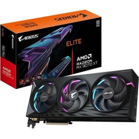 Resim Gigabyte Aorus Radeon Rx 9070 Xt Elıte 16gb Rgb Halo 256bit Amd Ekran Kartı-gv-r9070xtaorus E-16gd 