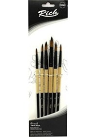 Resim Rich Fırça Yeni Seri 03 Detay 6 Lı Set 