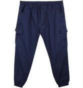 Resim marufshop Kargo Cepli Büyük Beden Kot Jogger Pantolon Laci 