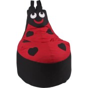 Resim Bambi Toys Uğur Böceği Armut Koltuk Imperteks 67 x 60 x 25 cm 