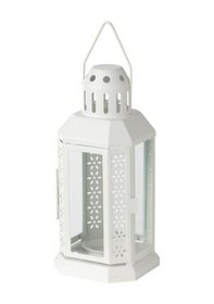 Resim Ikea Enrum Fener Beyaz 22 CM 