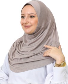 Resim Modish Group Hazır Giyim Türban Yumuşak Başörtü Şal - Açık Vizon 