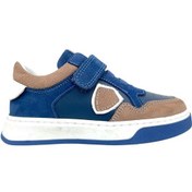 Resim Ege Tek Cırtlı Lastikli Günlük Ayakkabı Kot-kum Kot-kum Mavi - Kum Rengi 