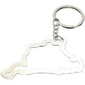 Resim Schulzz EU Nürburgring Pist Haritası Şeklinde Anahtarlık 