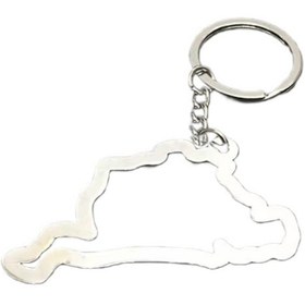 Resim Schulzz EU Nürburgring Pist Haritası Şeklinde Anahtarlık 