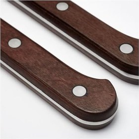 Resim Biftek bıçağı seti, koyu kahve, 24 cm, 2 adet 