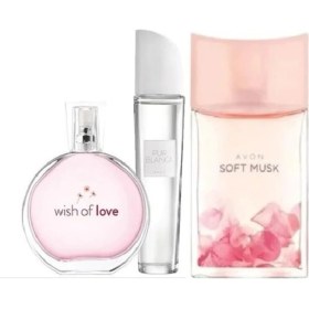 Resim Avon Pur Blanca + Soft Musk + Wish Of Love Edt 50 ml Kadın Parfüm Seti 2336901456723 