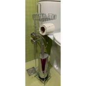 Resim Renk Yapı Rüyası Renk Yapı Metal Gri Kağıtlığı Wc Kağıtlık Yedekli Tuvalet Kağıtlığı Wc Banyo Tuvalet + Wc Fırçalı Set 