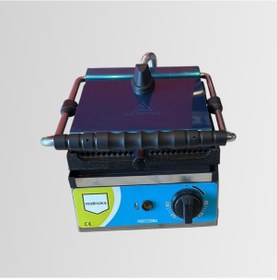 Resim Midinoks 8 Dilim Elektrikli Döküm Profesyonel Tost Makinesi 