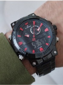 Resim Naviforce Erkek Kol Saati Çift Kordonlu Dijital & Analog 2102 