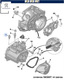 Resim Peugeot Geri Vites Müşürü Boxer Hdi 307 206 2257.42/ FAE40492 PEUGEOT, NISSAN, LANCIA, FIAT 