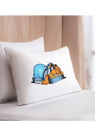 Resim Bk Gift Eğlenceli Kedi Tasarımlı Pamuklu Yastık Kılıfı-6 50x70cm , Sevgiliye , Ev si, Tasarım Ev Tekstili 