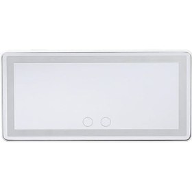 Resim Novahub Beyaz Car Sunvisor Makyaj Aynası - Tüm Arabalar İçin Şarj Edilebilir Led Işıklı Makyaj Aynası - Universal Car Sun 