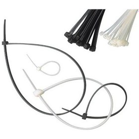 Resim Entes 2.5 X 100 Kablo Bağı Klips Beyaz 100 Adet 