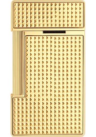 Resim S.t. Dupont Slimmy Golden Diamond Head Puro Çakmağı 28119 