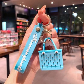 Resim Baijiafu2 Yeni Çizgi Film Animasyon Stitch Serisi Yumuşak Kauçuk Anahtarlık Bebek Çantası Kolye Anahtarlık Küçük Hediye (Yurt Dışından) 