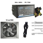 Resim Aztech ATX 600 600W 12 CM Fan Atx Power Supply 