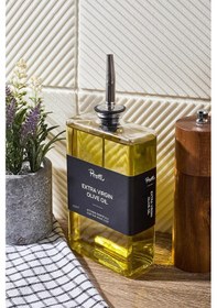 Resim Molivet 350ml Silver Kapak Cam Yağdanlık-sosluk-sirkelik 