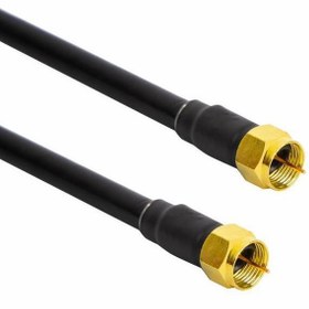 Resim electroon 2Metre RG6U6 Gold Konnektörlü Bakır Anten Kablosu 