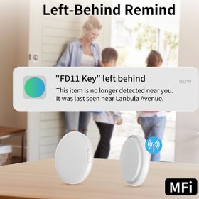 Resim Apple AirTag Lokatör Anahtarlık Kayıp Önleyici, Araç Konumlandırma Cihazı, Gerçek Bisiklet Bulucu, Küresel Konumlandırma Sırt Çantası Cüzdan Hırsızlık Koruyucusu için uygun 