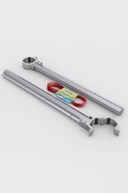 Resim Made Balkon Çamaşır Kurutmalığı, Alüminyum, Yuvarlak, Sabit, Yüksek Kalite, Dayanıklı Çamaşırlık, 6 m Kaplamalı İp Dahil 