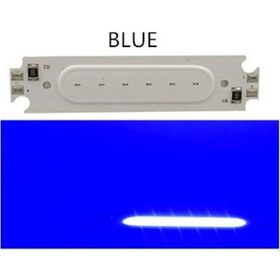 Resim Cob Led Çip Mavi 12V 2W 6015 Pcb Bord Dıy Işık Kaynağı 