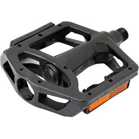 Resim Pedal - Geniş, Alüminyum, Bilyalı, Siyah 