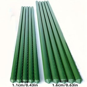 Resim 10 Adet Metal Dikim Direği, 60/90/120/150/180 cm Uzunluk Seçenekleri, DIY Her Türlü Bahçe Çerçevesi İçin, Tam Parça Teslimat, Bağlantı Elemanı Gerekmez, İç/Dış Mekan Bahçeciliği için Uygun, Domates, Salatalık & Üzüm Asmaları, Sera ve Kameriye Yapım Malzemesi, Sebze Bahçesi, Bahçe Direkleri 