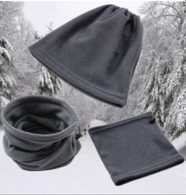 Resim Eleven Markets Antrasit Polar Boyunluk Bayan Polar Boyunluk Bere 