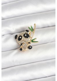 Resim Panda Model Broş Çok Renkli 