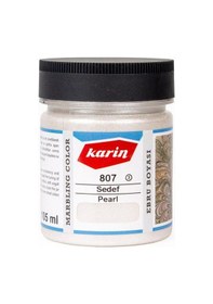 Resim Karin Geleneksel Ebru Boyası 807 Sedef 105 Ml 