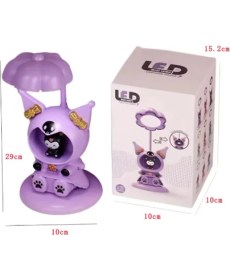 Resim Kuromi Mini LED Gece Lambası Kalemtıraş Kalem Açacağı Mor 