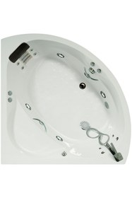 Resim Waterway Cheyenne Jakuzi 135x135 H:55 Party Hidromasaj Sistemli Küvet 