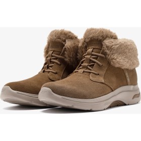 Resim Skechers Go Walk Arch Fit 2.0 Boot - Cozy Rereat Kadın Kahverengi Kar Botu 144570 Brn 